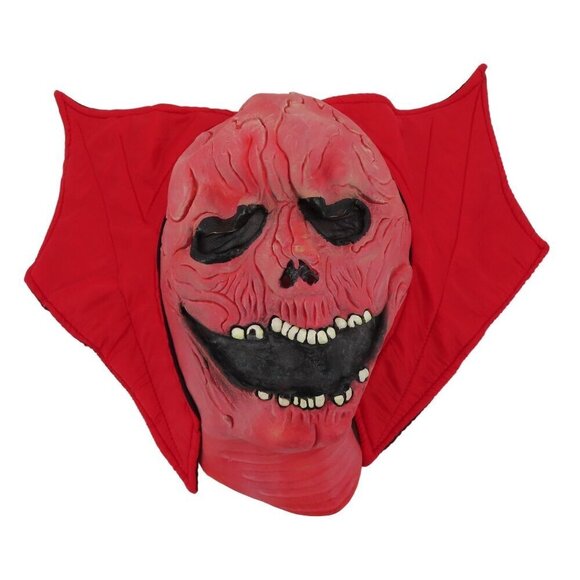 Easter Unlimited Red Devil Collar Shroud Latex Halloween Horror Mask Teeth China